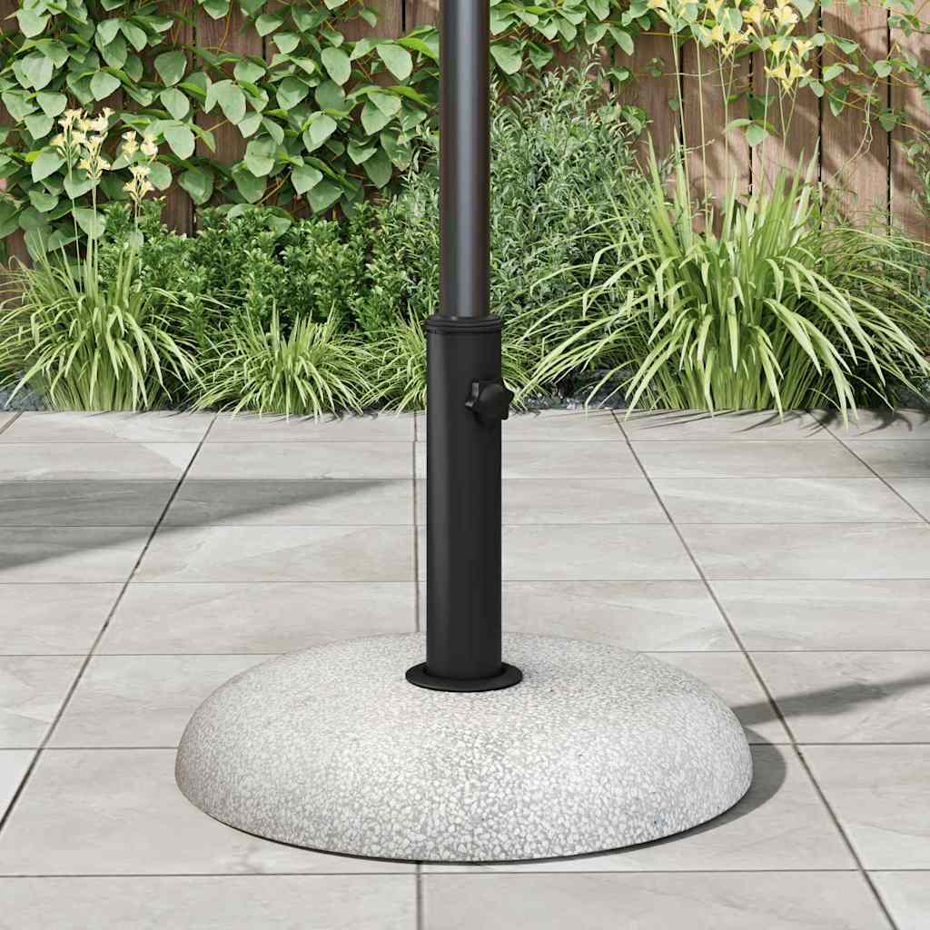 Parasol Base Light Grey and Grey 45 x 45 x 40 cm