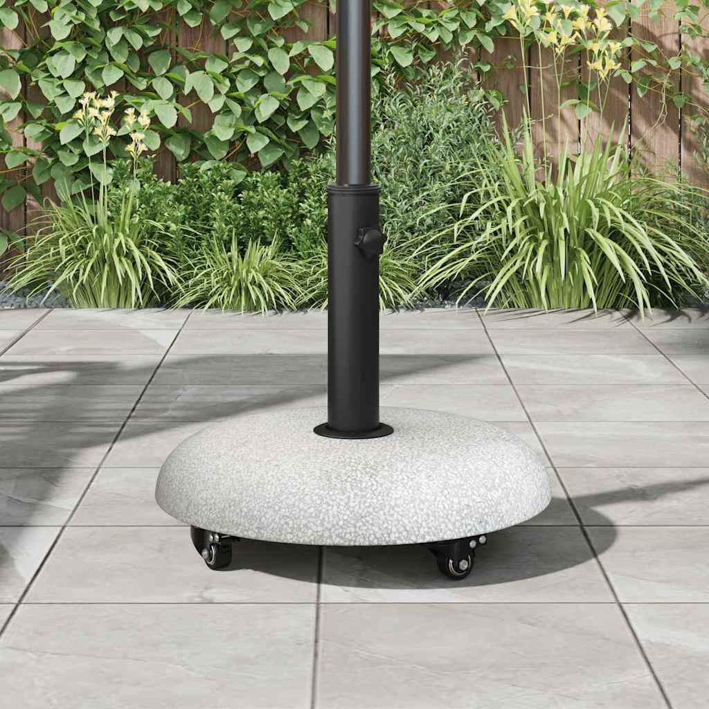 Parasol Base Light Grey and Black 45 x 45 x 40 cm