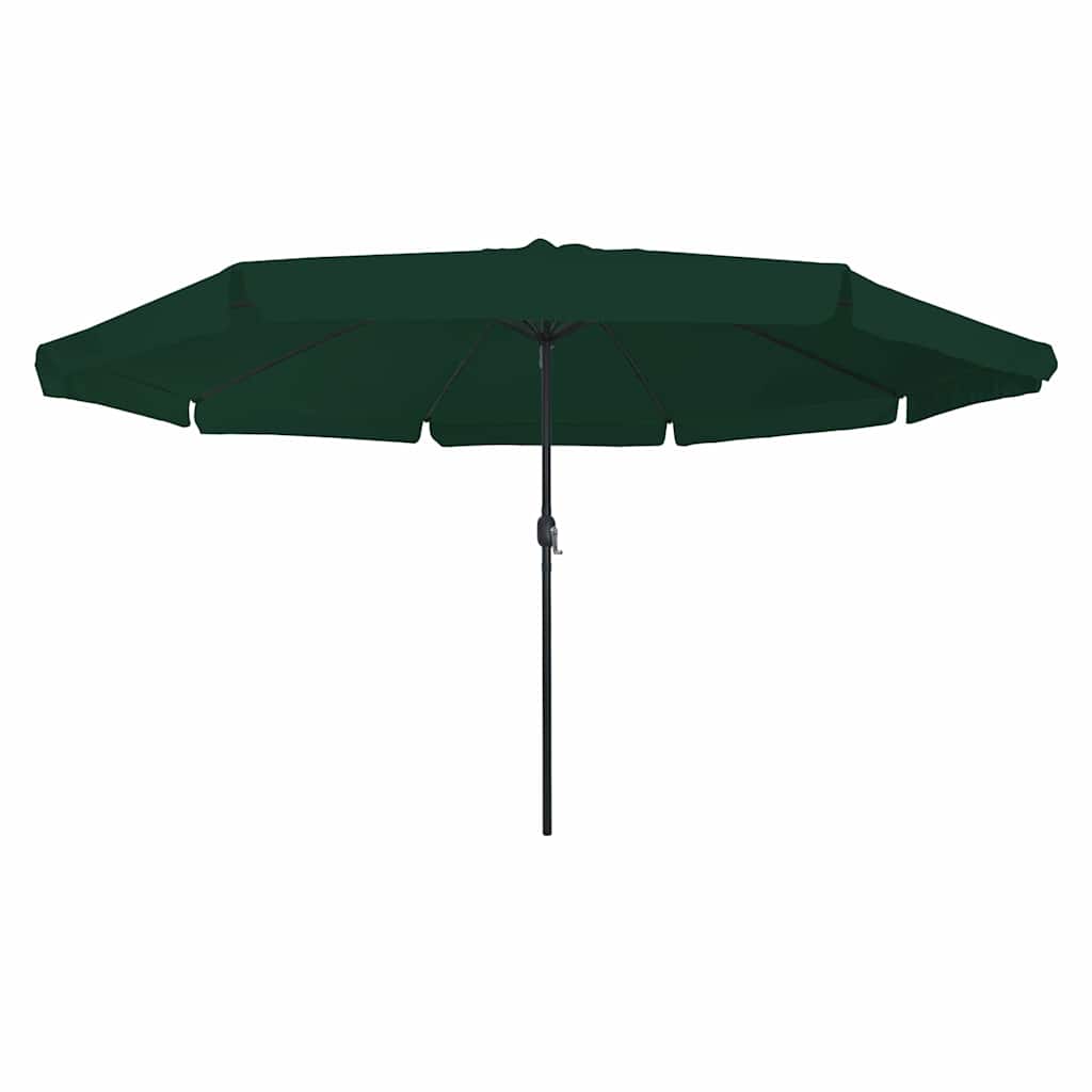 Garden Parasol Green and Black 395 x 395 x 245 cm