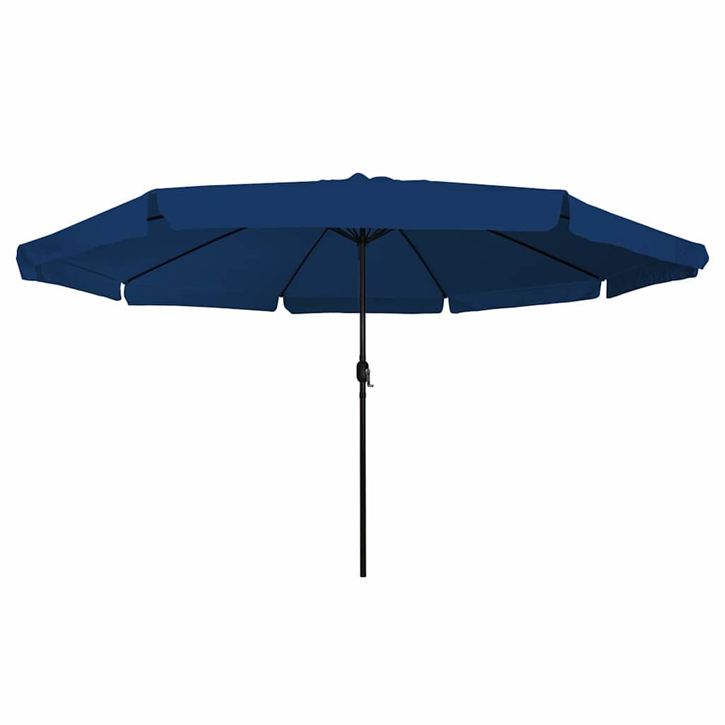 Garden Parasol Blue and Black 395 x 395 x 245 cm