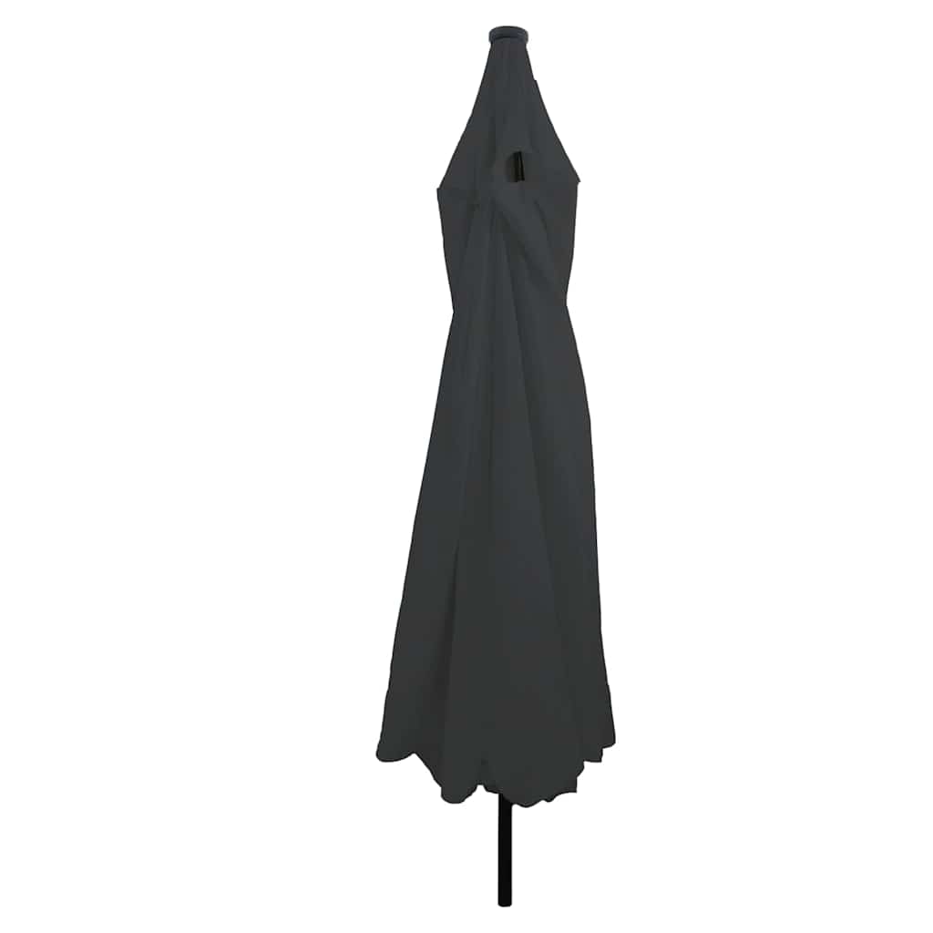 Garden Parasol Anthracite and Black 395 x 395 x 245 cm
