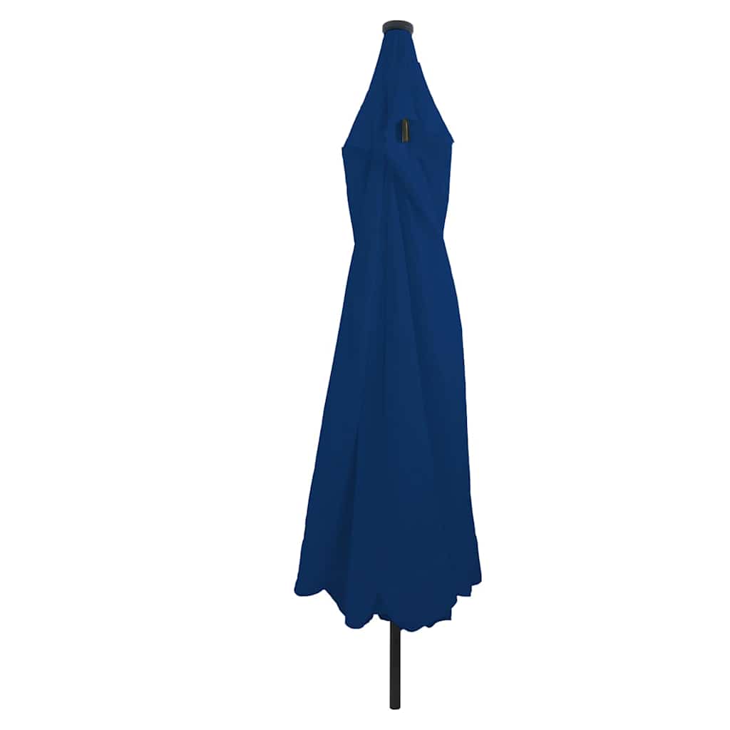 Garden Parasol Blue and Black 395 x 395 x 245 cm