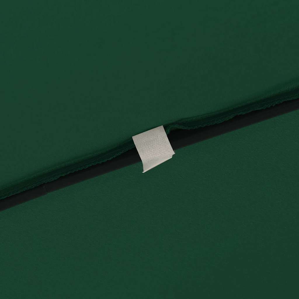 Garden Parasol Green and Black 295 x 295 x 245 cm