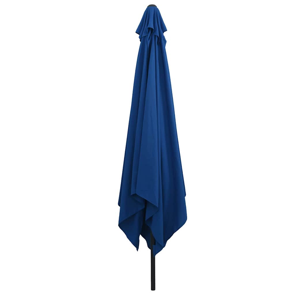 Garden Parasol Blue and Black 295 x 295 x 245 cm