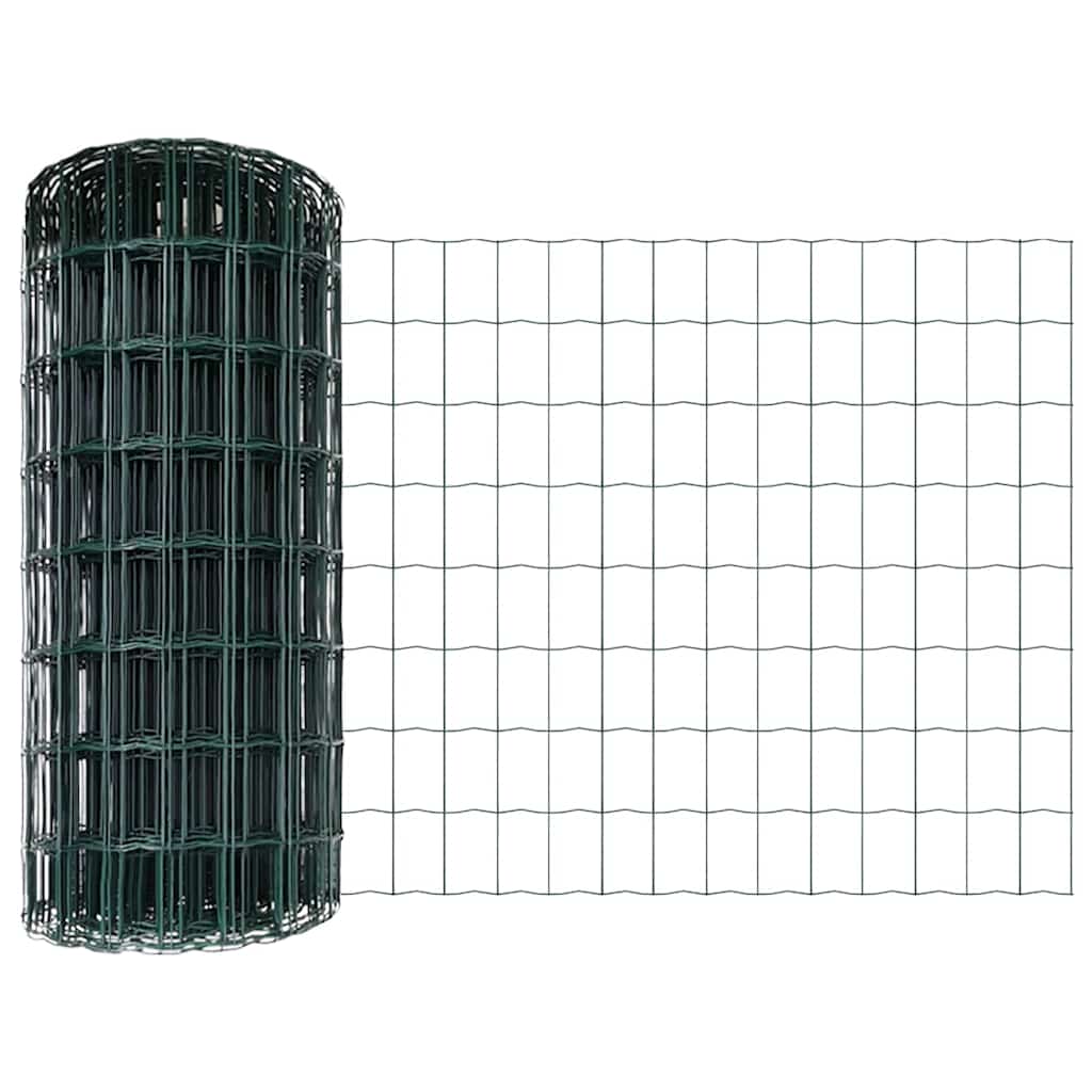 Euro Fence Green 0.4 x 50 m PVC-coated iron