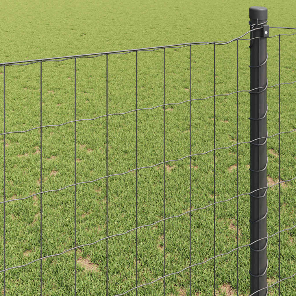 Euro Fence Grey 1.5 x 10 m PVC-coated iron