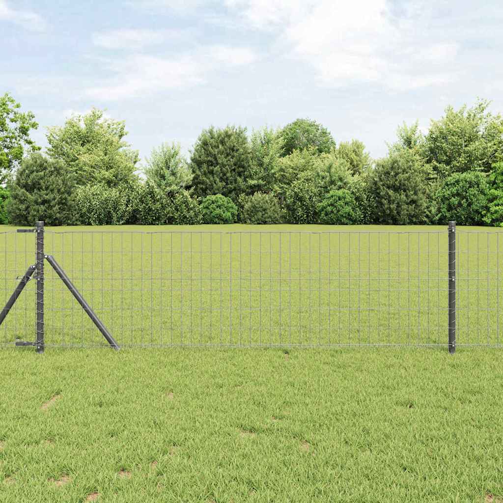 Euro Fence Grey 0.4 x 25 m PVC-coated iron