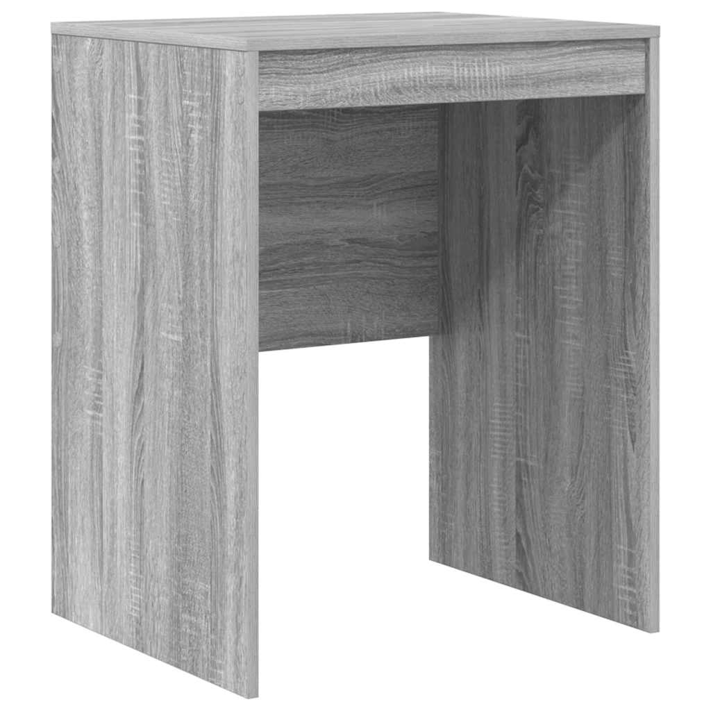 Desk with Storage with Drawer 2 pcs Grey sonoma 60 x 50 x 76 cm