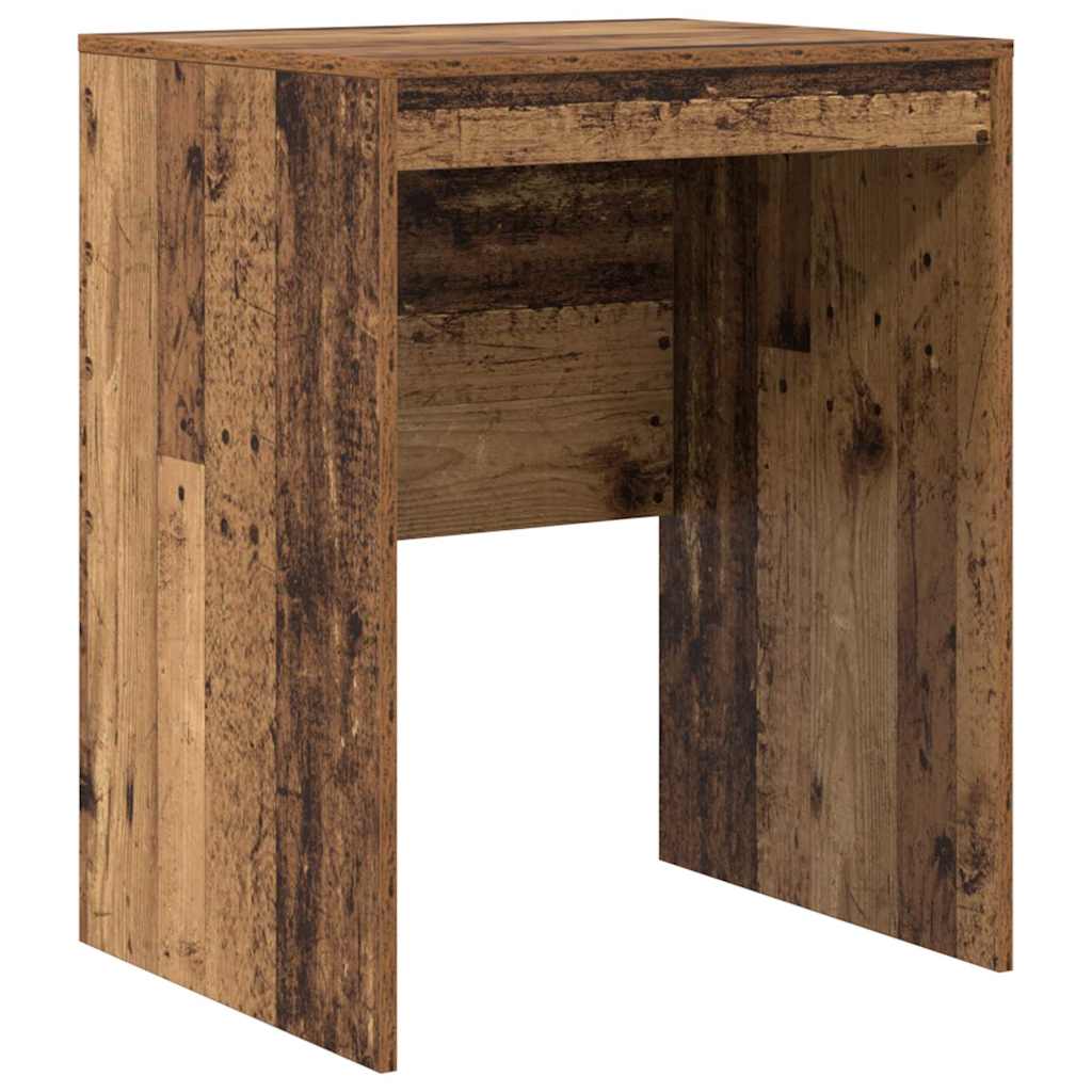 Desk with Storage with Drawer 2 pcs Old Wood 60 x 50 x 76 cm