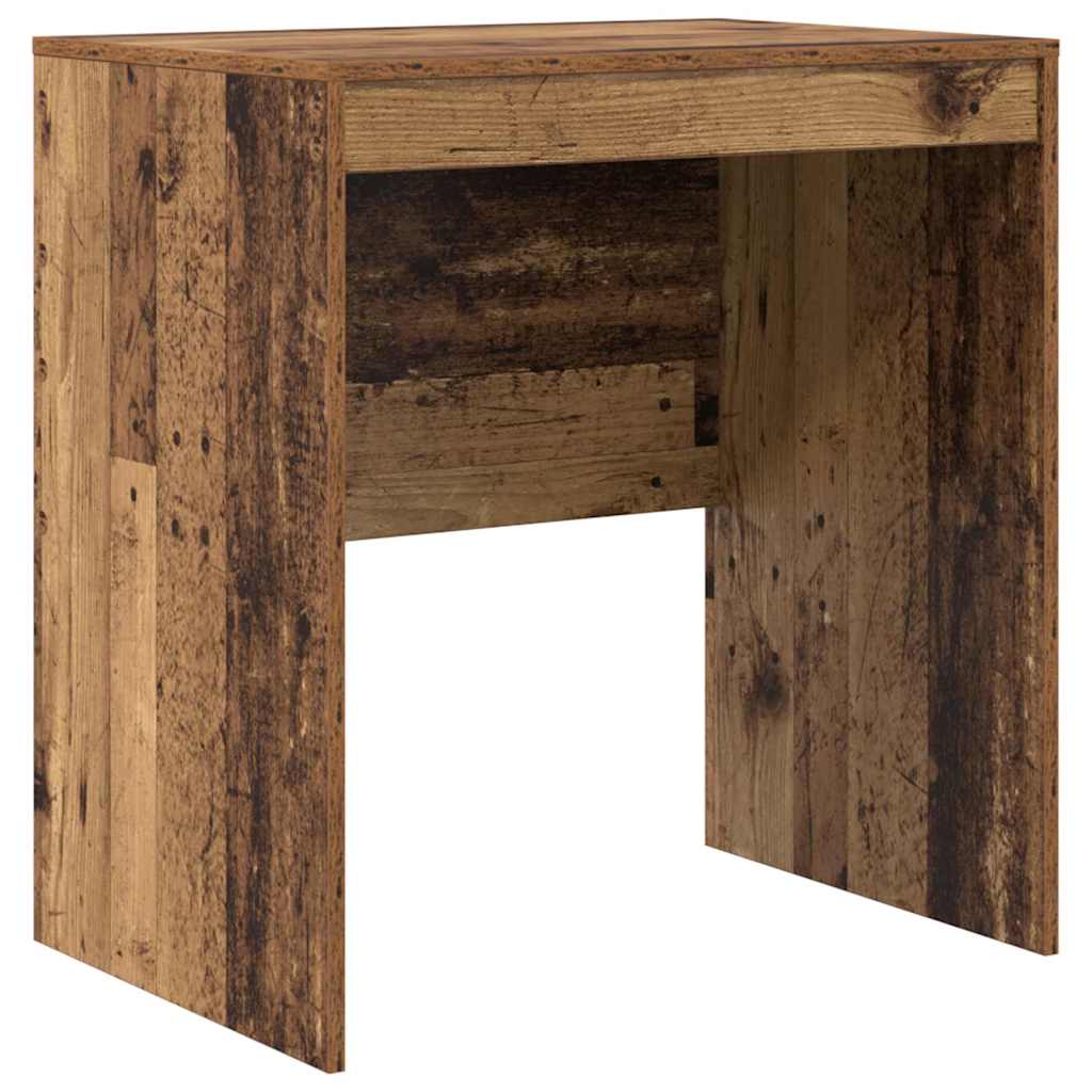 Desk with Storage with Drawer 2 pcs Old Wood 70 x 50 x 76 cm