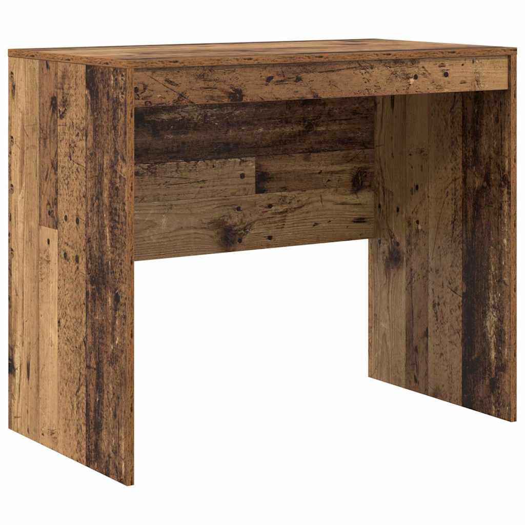 Desk with Storage with Drawer 2 pcs Old Wood 90 x 50 x 76 cm