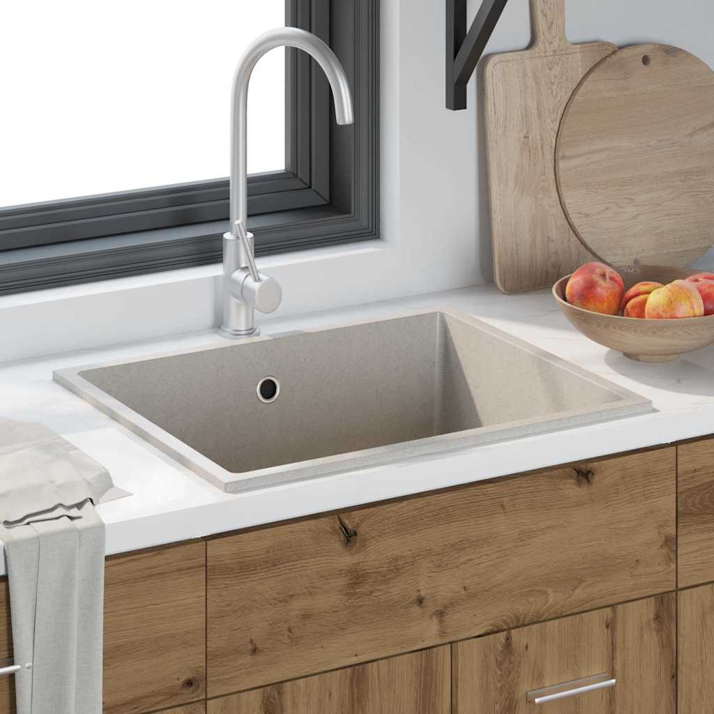 Kitchen Sink Beige 54 x 44 x 20 cm Granite