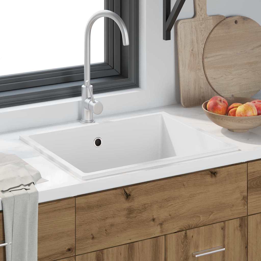 Kitchen Sink White 54 x 44 x 20 cm Granite