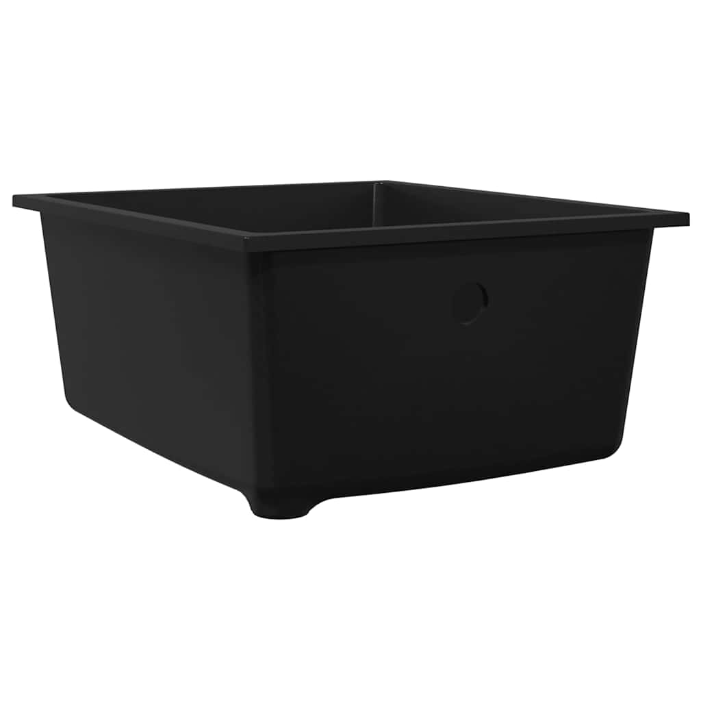 Kitchen Sink Black 38 x 44 x 20 cm Granite