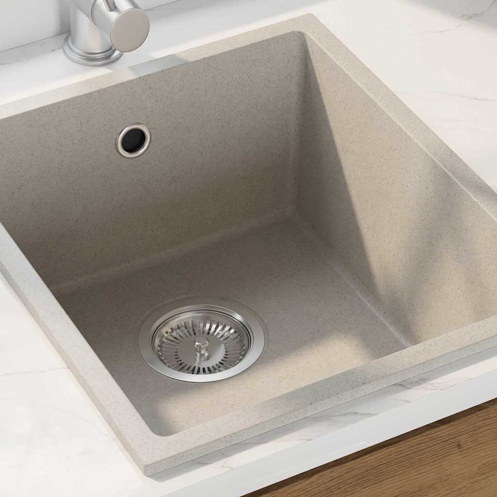 Kitchen Sink Beige 38 x 44 x 20 cm Granite