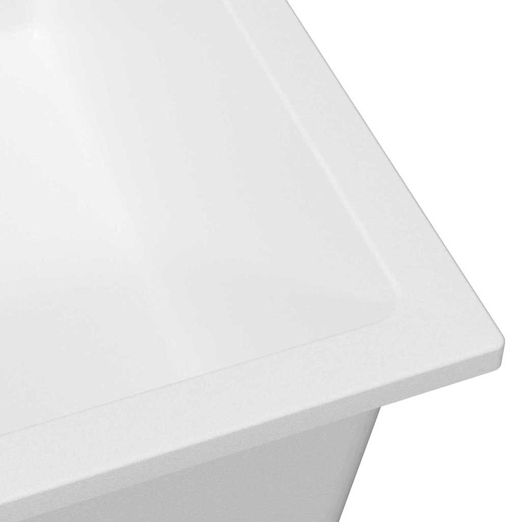 Kitchen Sink White 38 x 44 x 20 cm Granite