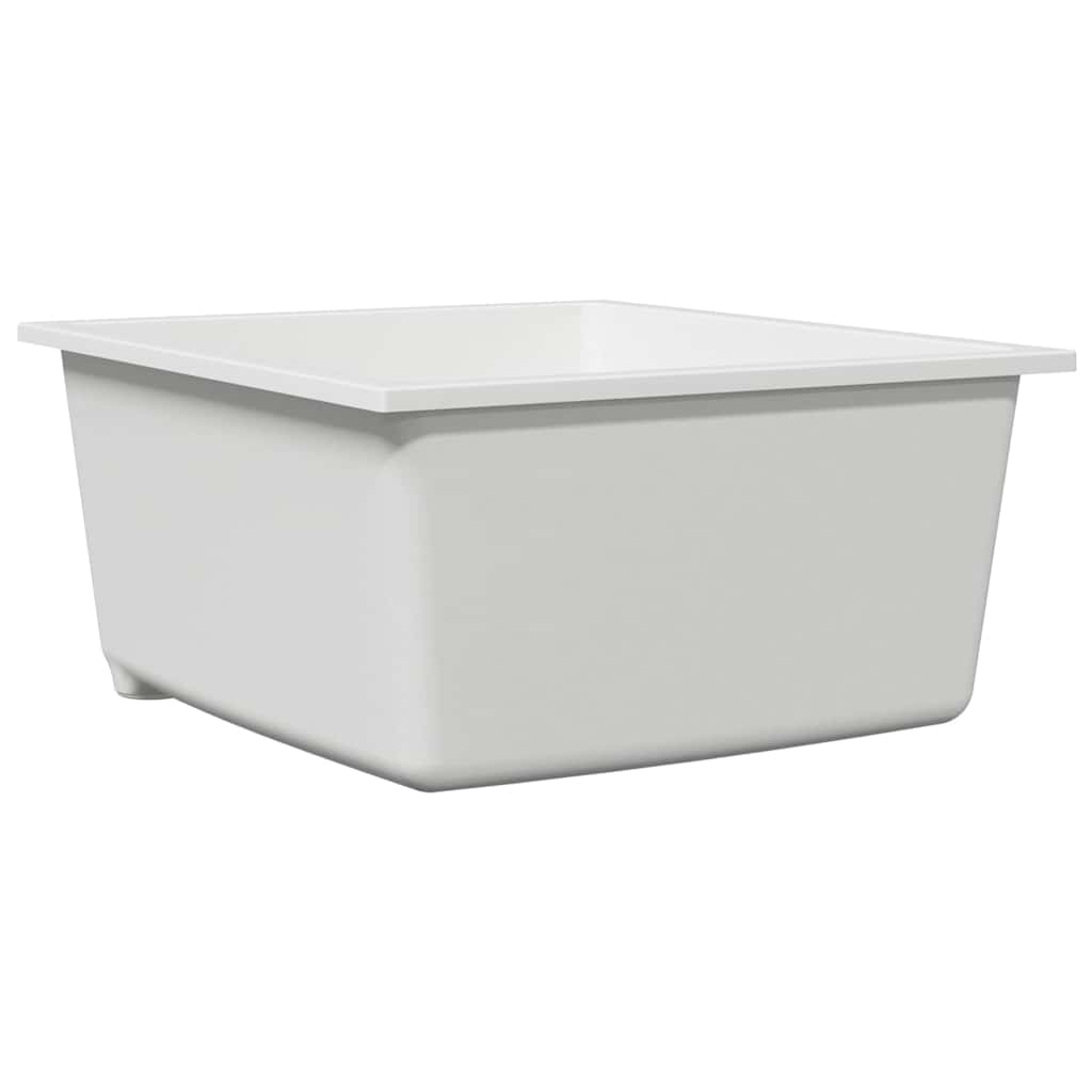 Kitchen Sink White 38 x 44 x 20 cm Granite