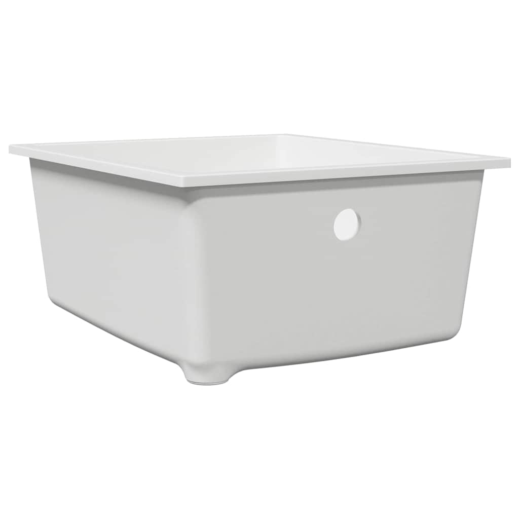 Kitchen Sink White 38 x 44 x 20 cm Granite