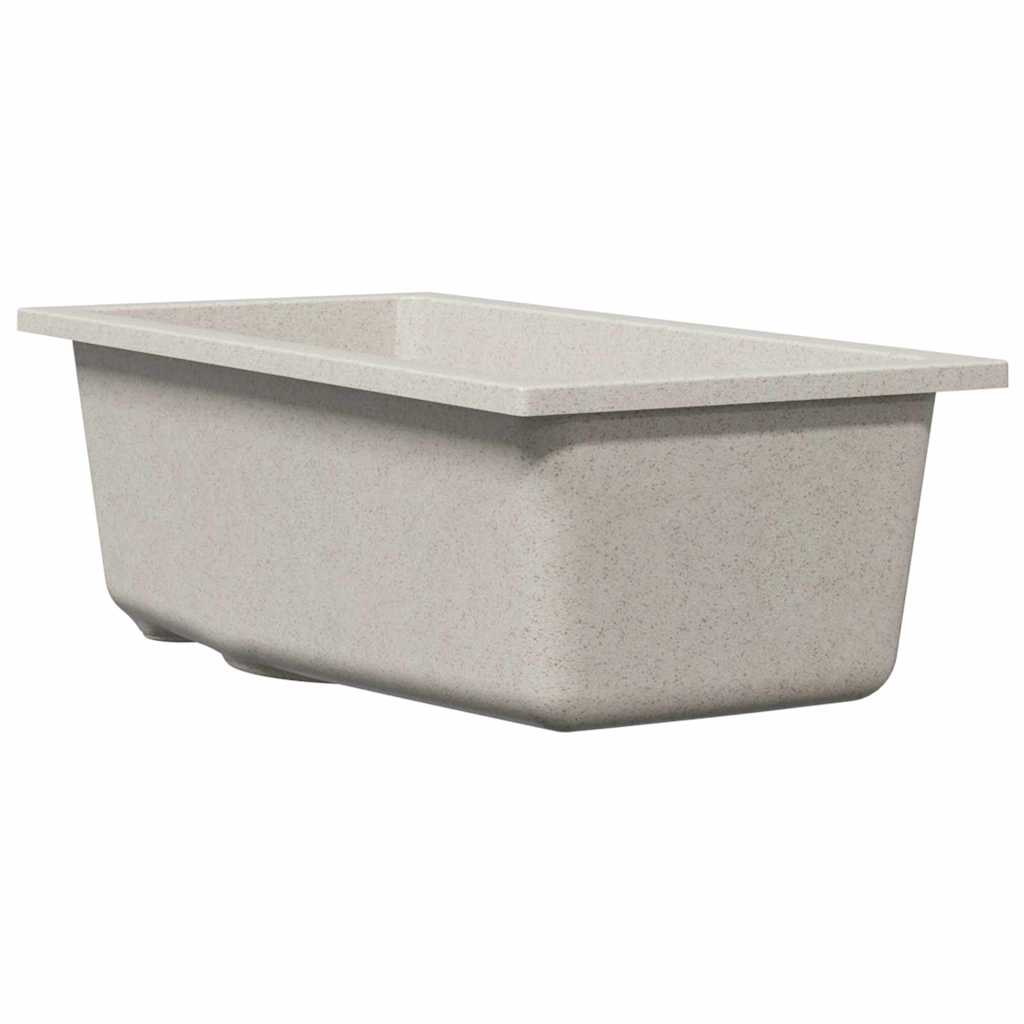 Kitchen Sink Beige 21 x 44 x 14 cm Granite
