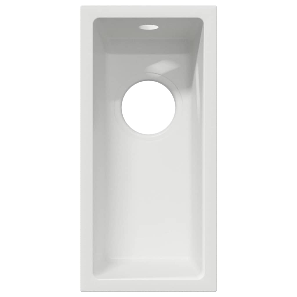 Kitchen Sink White 21 x 44 x 14 cm Granite
