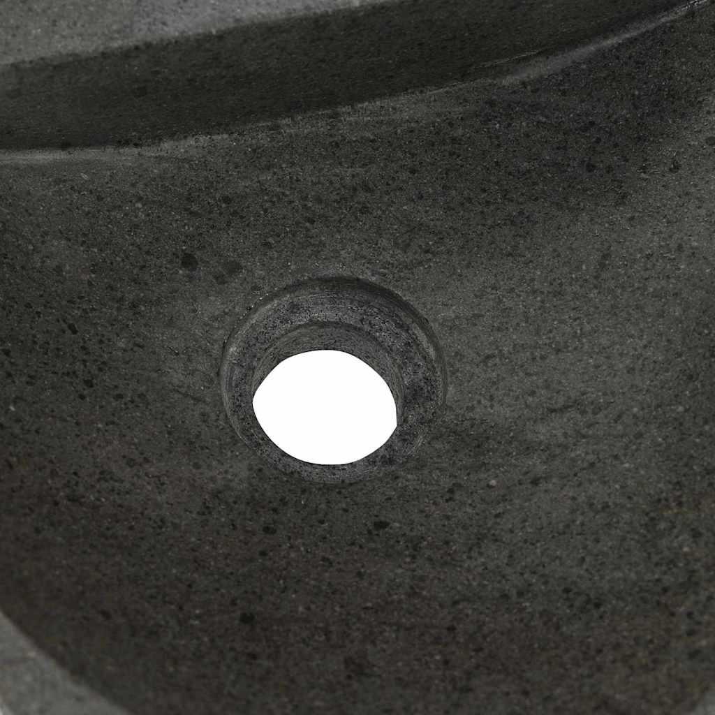 Wall Hung Basin Grey (30-37) x (25-30) x 12 cm River stone