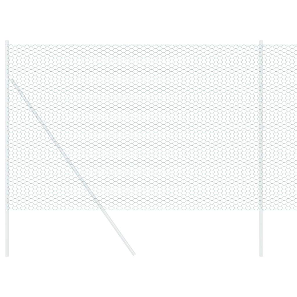 Hexagon Fence Green 1.6 x 100 m Steel