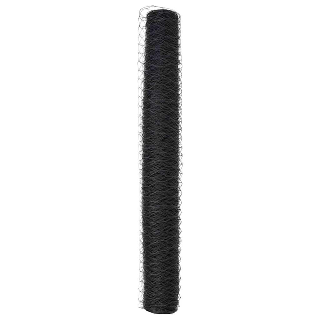 Hexagon Fence Grey 1.2 x 50 m Steel