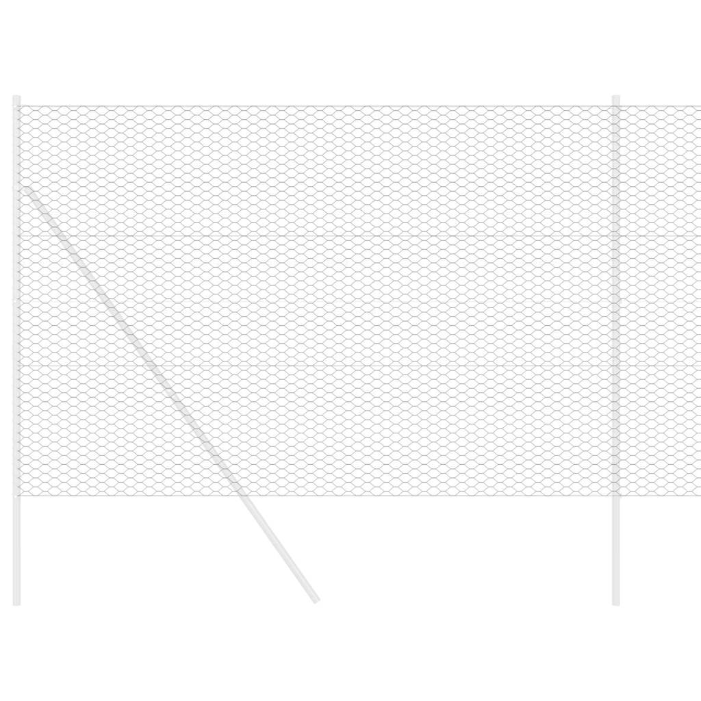 Hexagon Fence Grey 1.6 x 100 m Steel