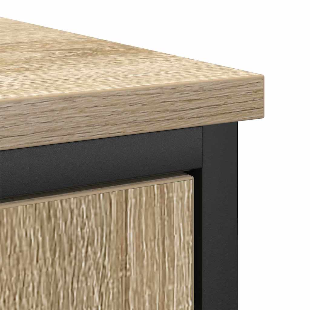 Bathroom Furniture Set with Shelf 2 pcs Brown 60 x 30 x 60 cm