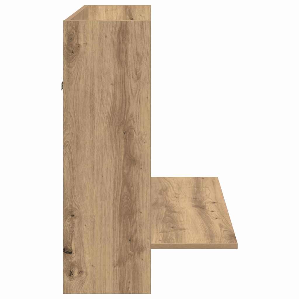 Wall-Mounted Desk Artisan oak 105 x 48 x 75 cm Engineered wood