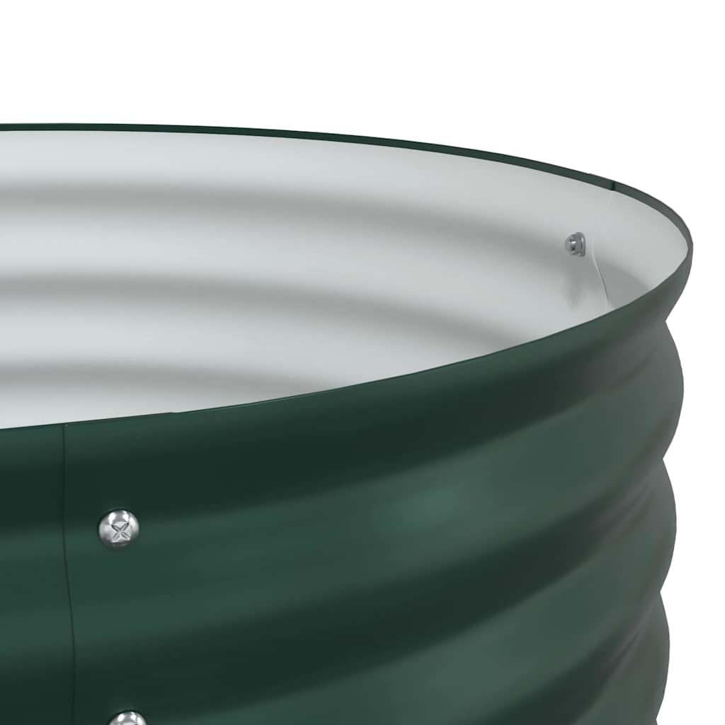 Garden Raised Bed Green 400 x 80 x 81 cm Steel