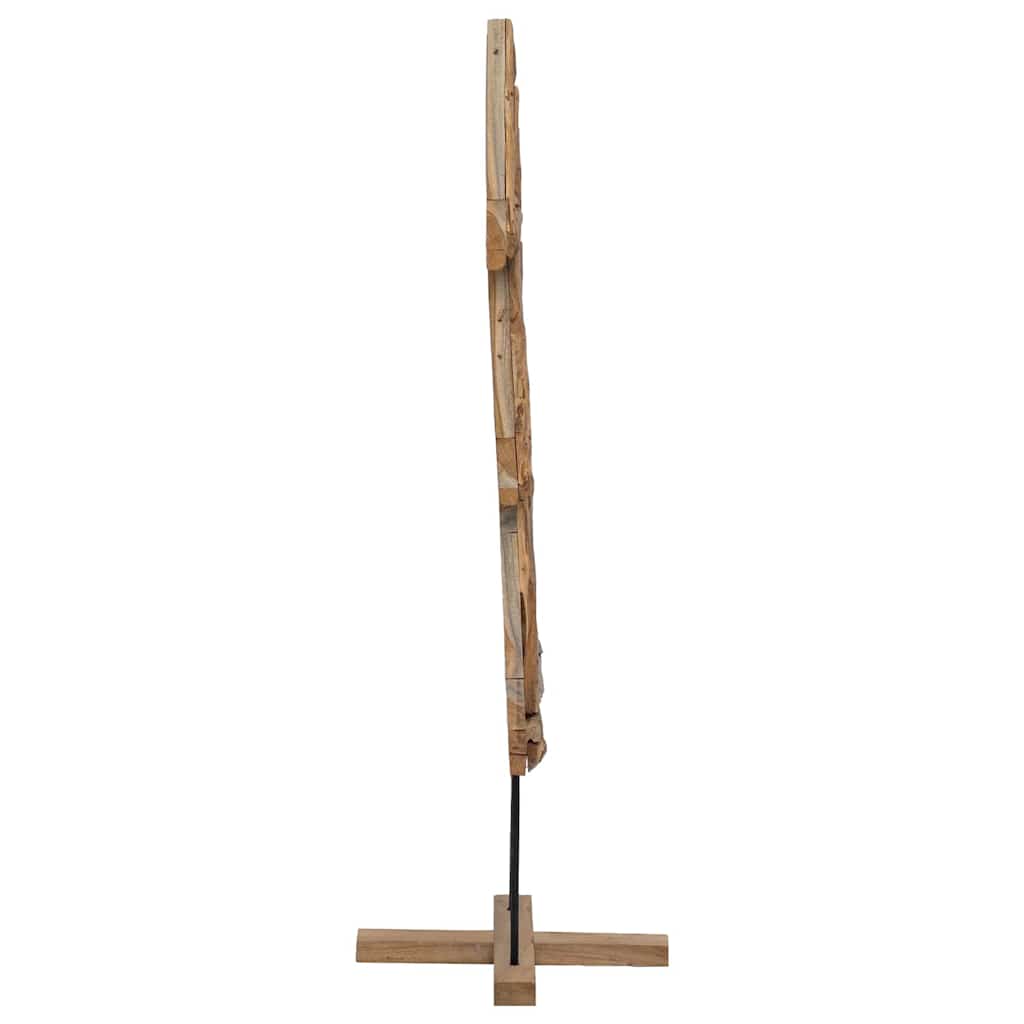 Christmas Tree with Stand Brown 90 cm Solid teak wood