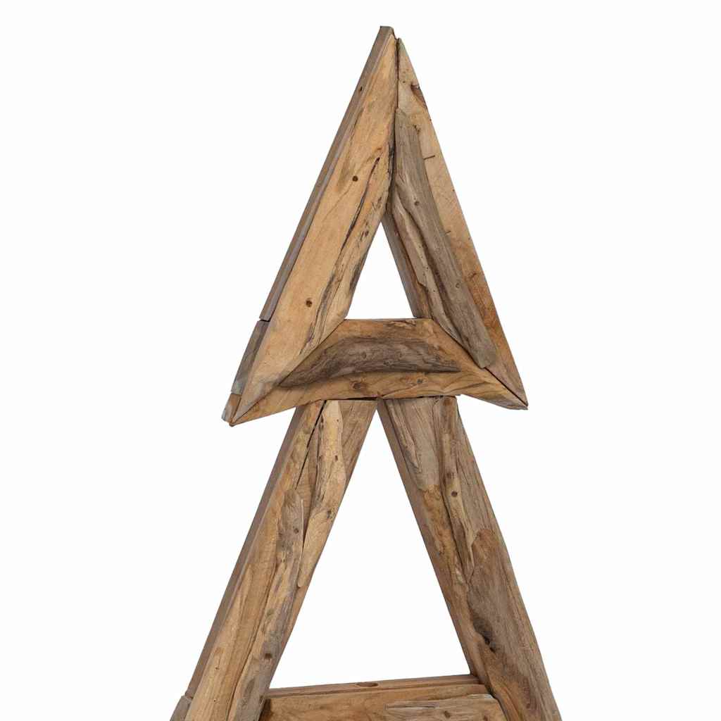 Christmas Tree with Stand Brown 150 cm Solid teak wood
