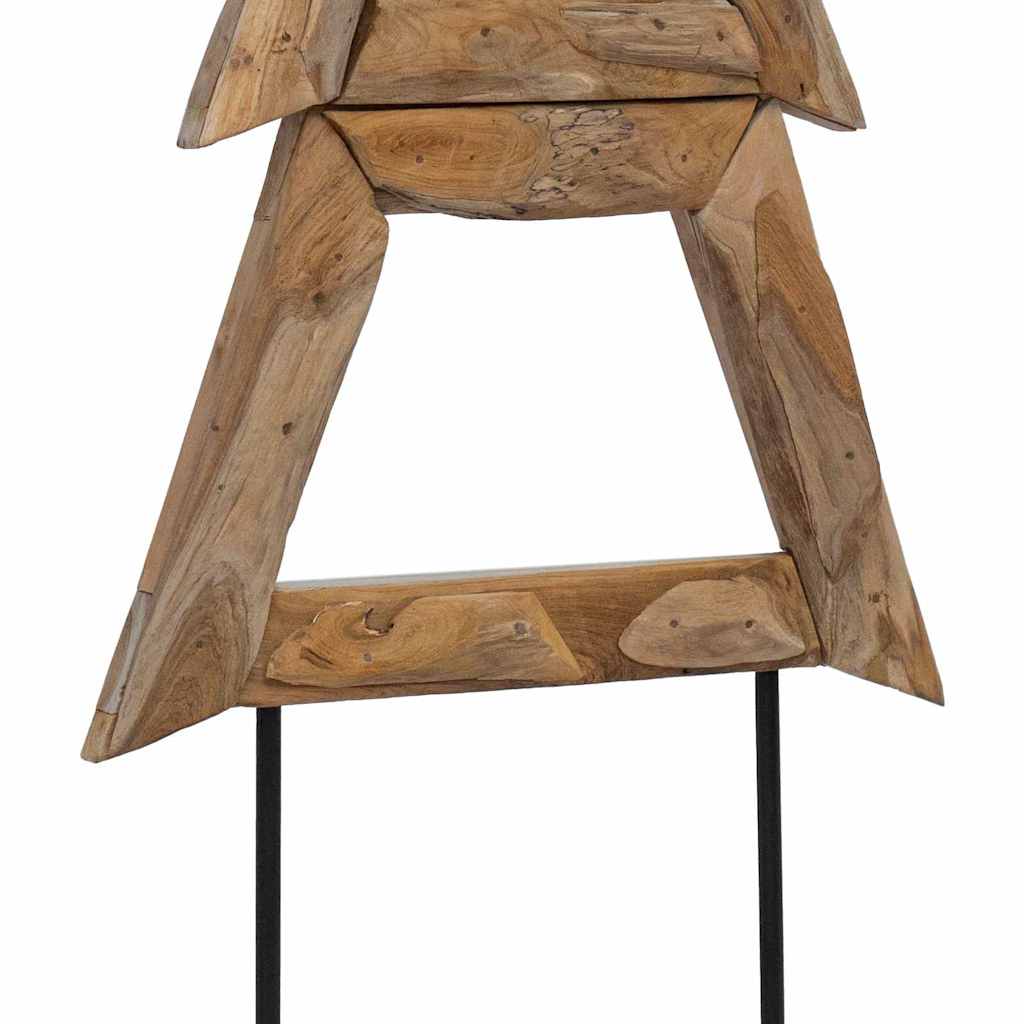 Christmas Tree with Stand Brown 150 cm Solid teak wood