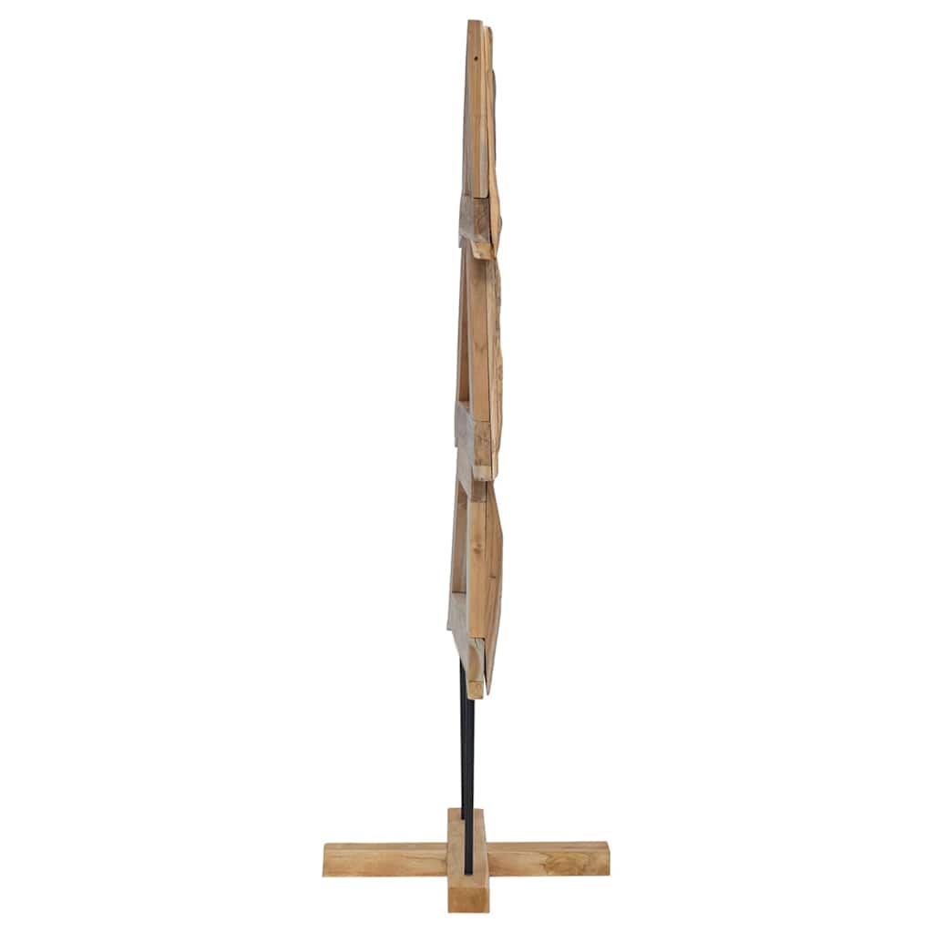 Christmas Tree with Stand Brown 150 cm Solid teak wood