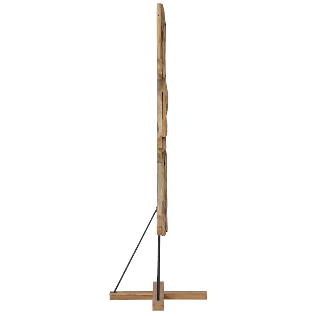 Christmas Tree with Stand Brown 180 cm Solid teak wood