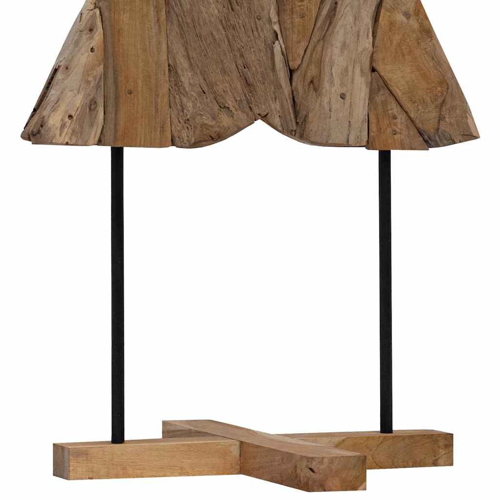 Christmas Tree with Stand Brown 150 cm Solid teak wood
