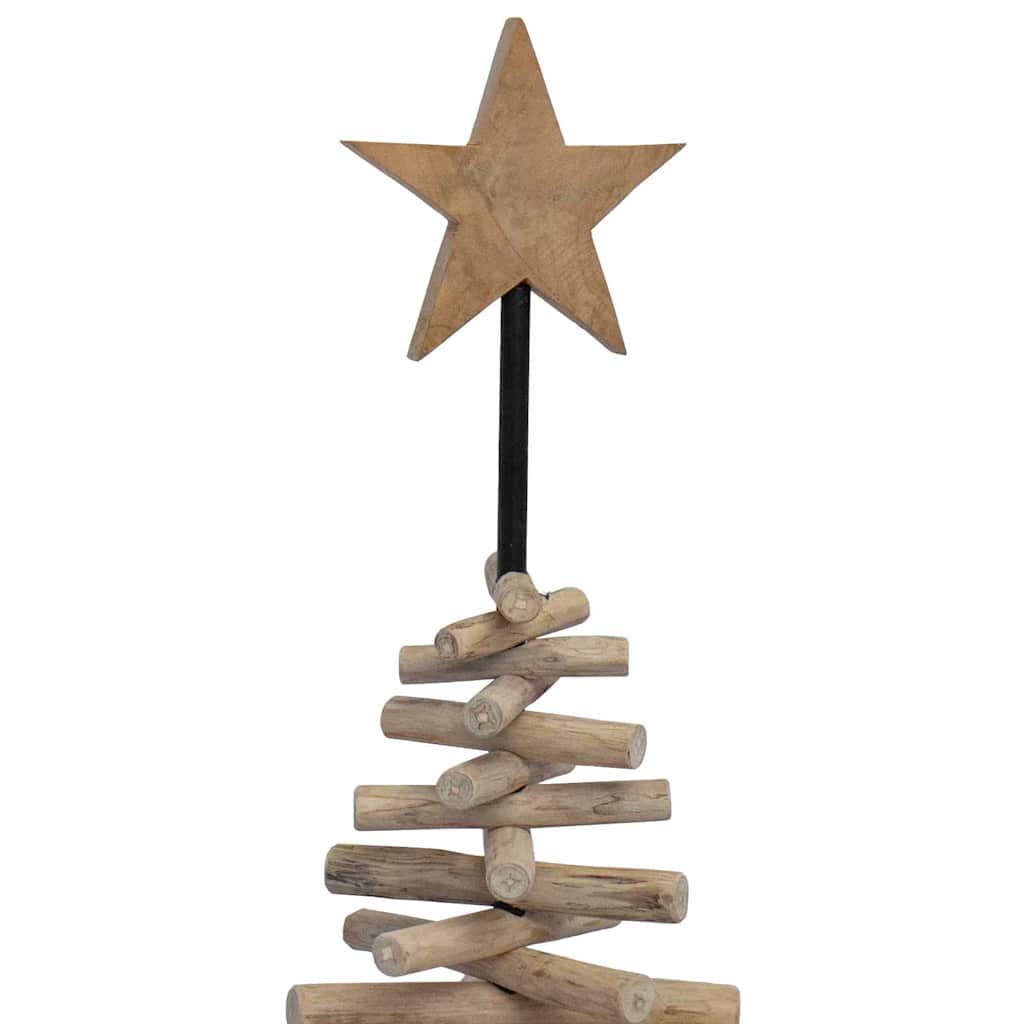 Christmas Tree with Stand Brown 120 cm Solid teak wood