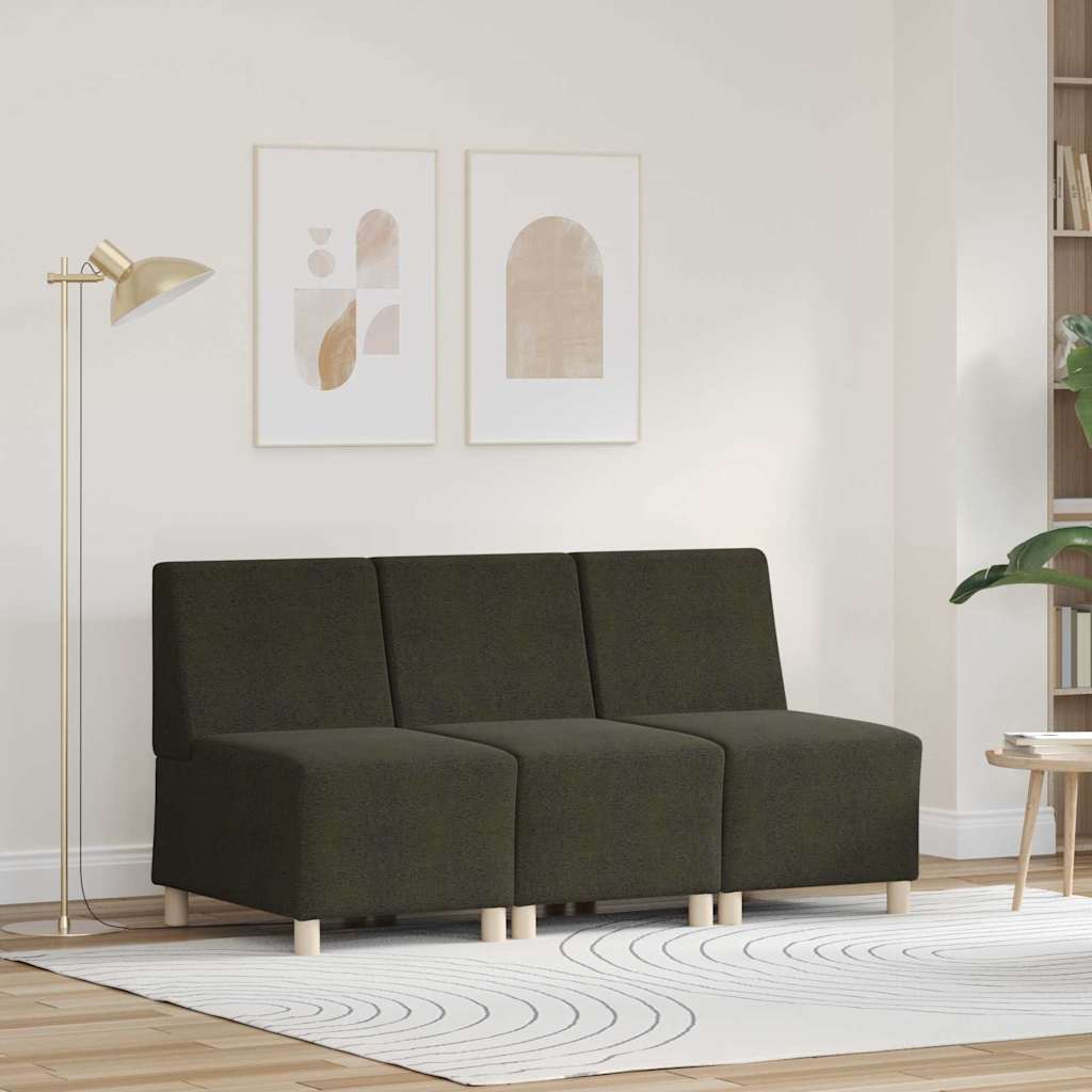 Sofa Chair 3 pcs Green 55 x 74 x 82 cm Faux suede leather