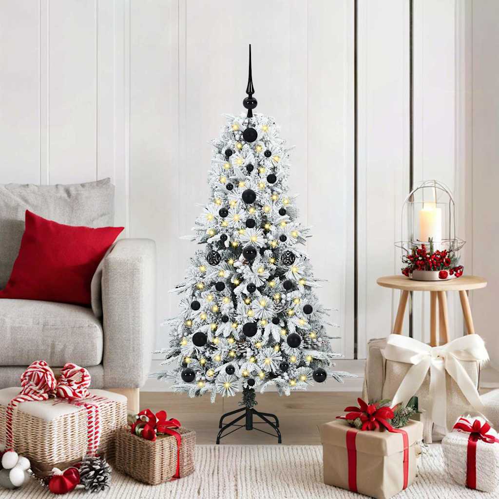 Artificial Hinged Christmas Tree Green 120 cm PE and PVC