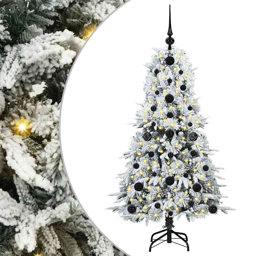 Artificial Hinged Christmas Tree Green 120 cm PE and PVC