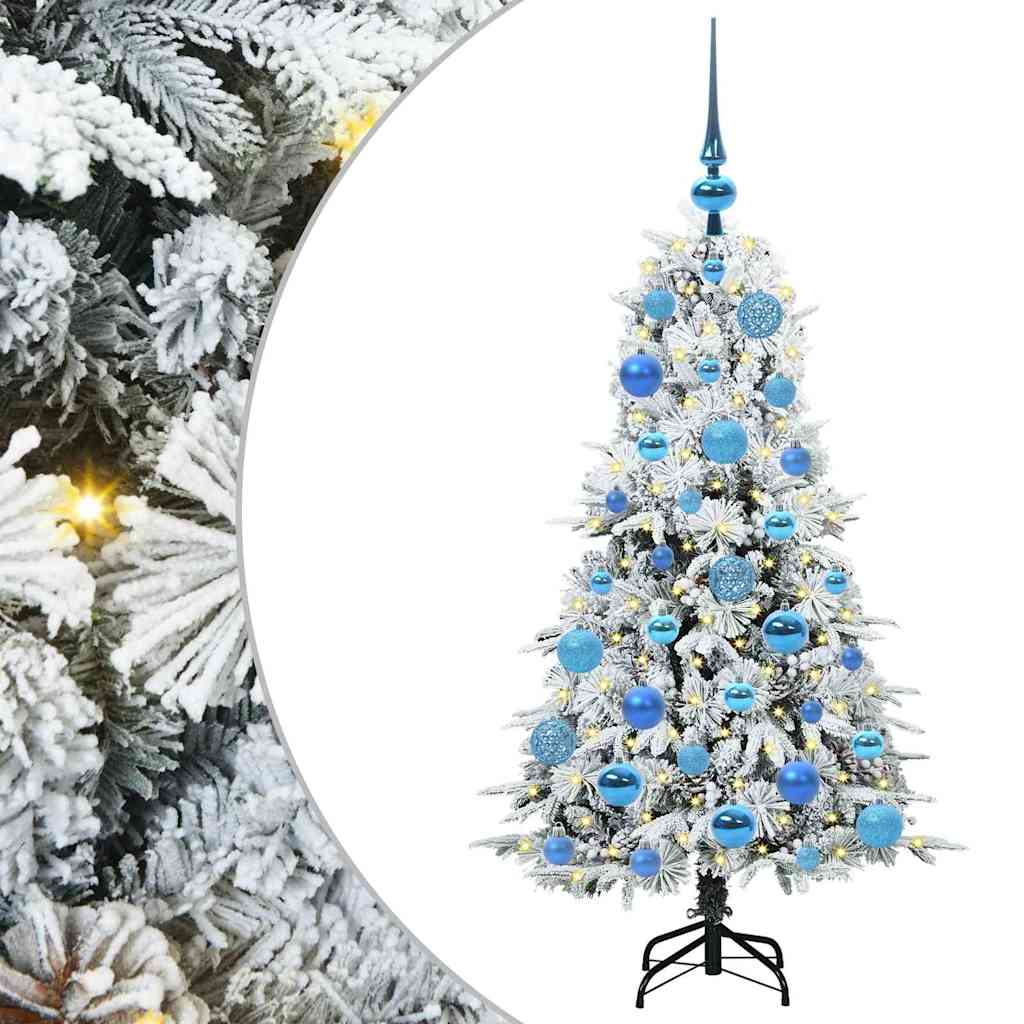 Artificial Hinged Christmas Tree Green 120 cm PE and PVC
