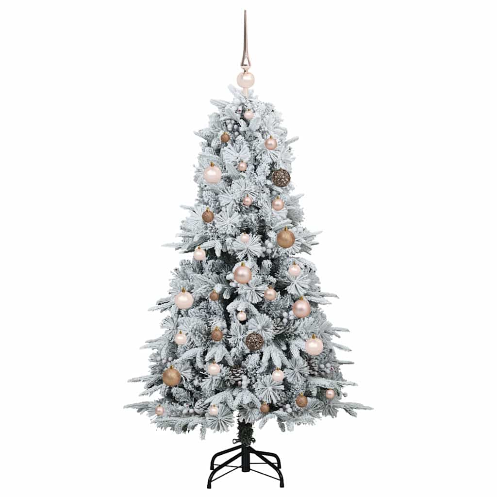 Artificial Hinged Christmas Tree Green 150 cm PE and PVC