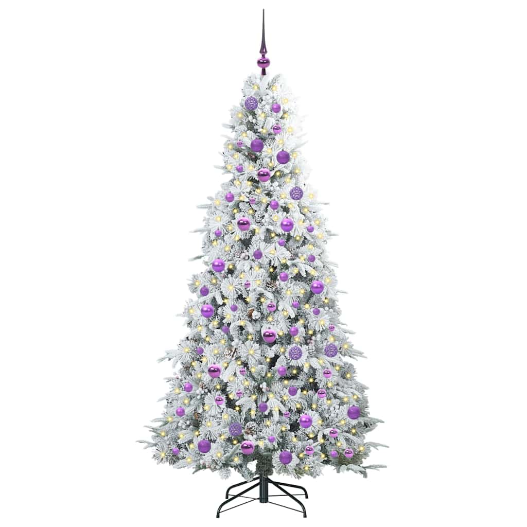 Artificial Hinged Christmas Tree Green 180 cm PE and PVC