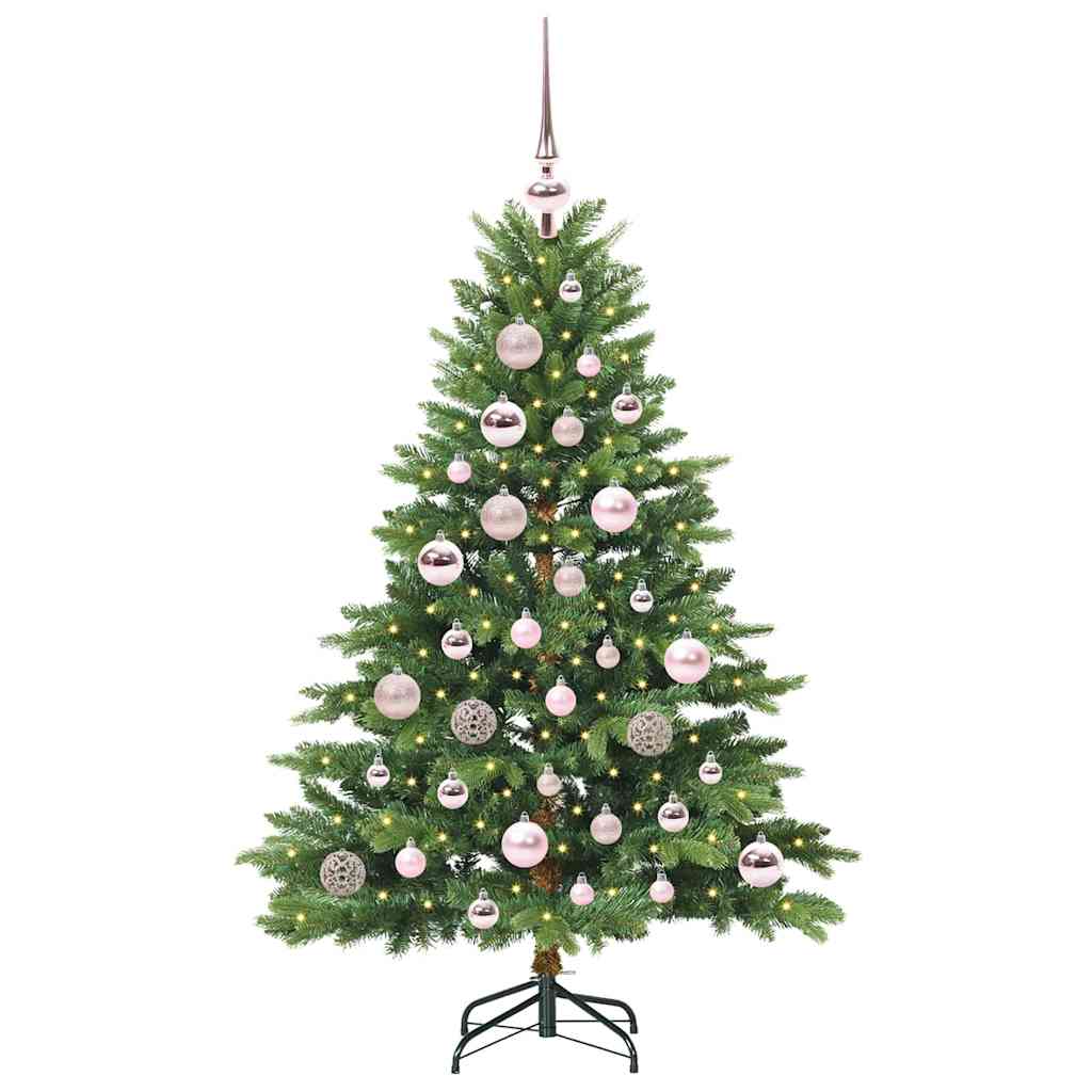 Artificial Christmas Tree with 150 LEDs Green 120 cm PE and PVC