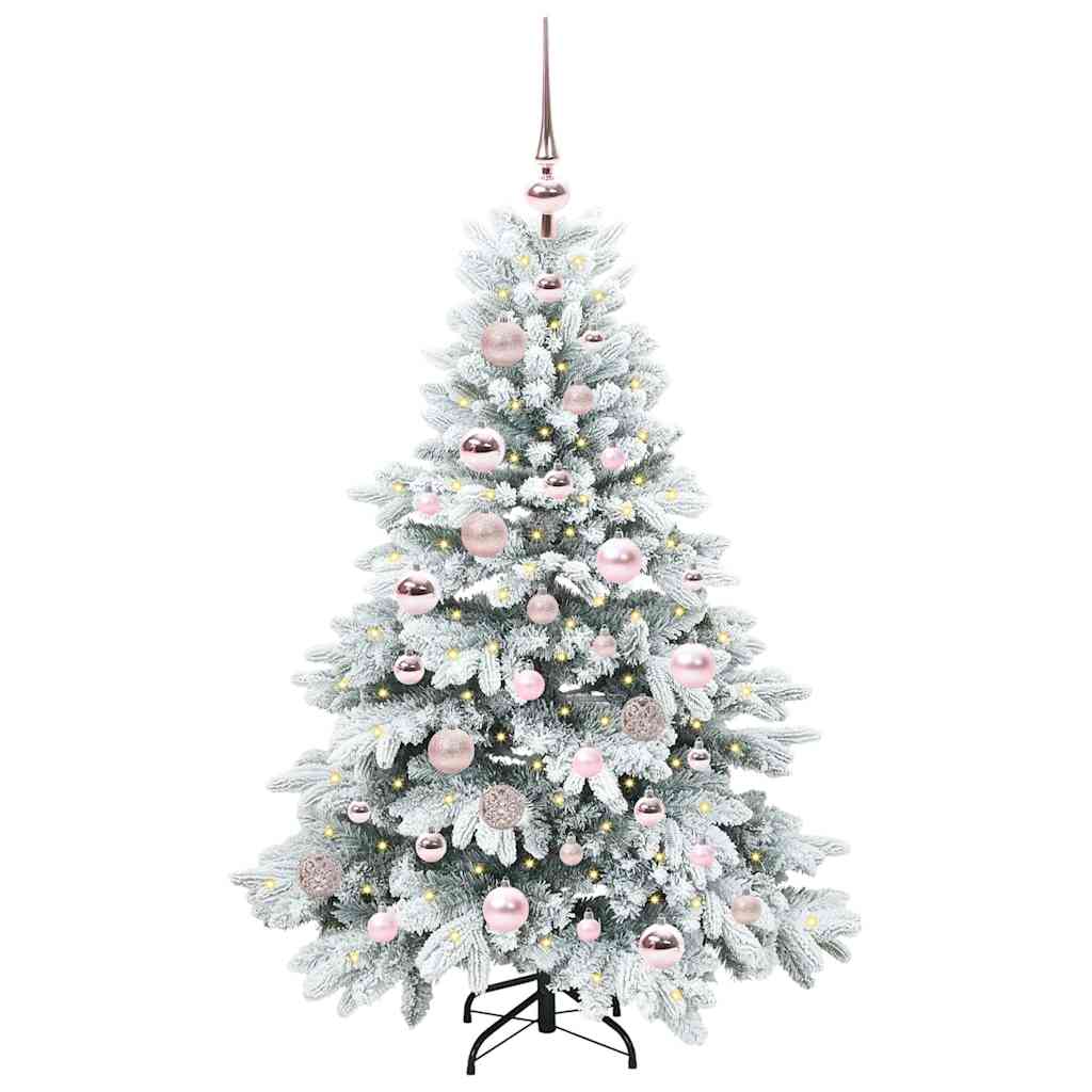 Artificial Christmas Tree with 150 LEDs Green 120 cm PE and PVC