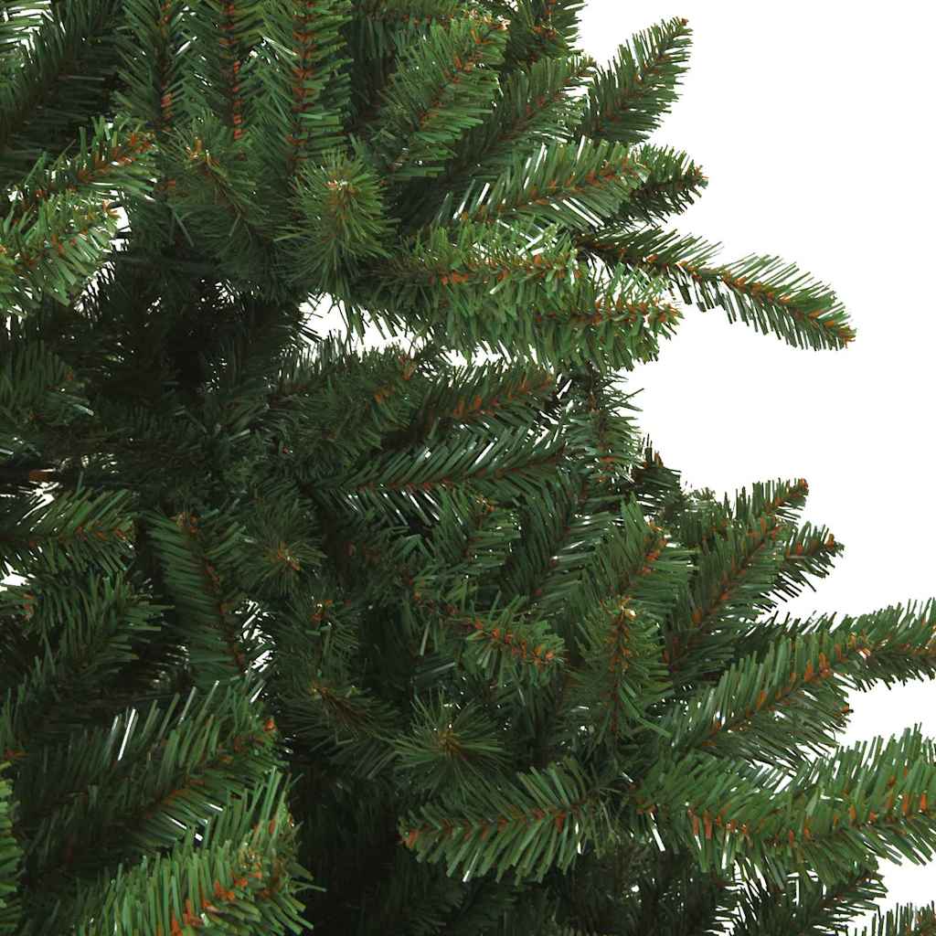 Artificial Hinged Christmas Tree with 300 LEDs 210 cm PVC