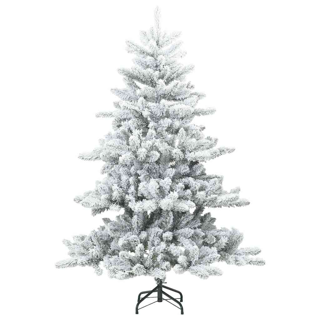 Artificial Hinged Christmas Tree with 150 LEDs 150 cm PVC
