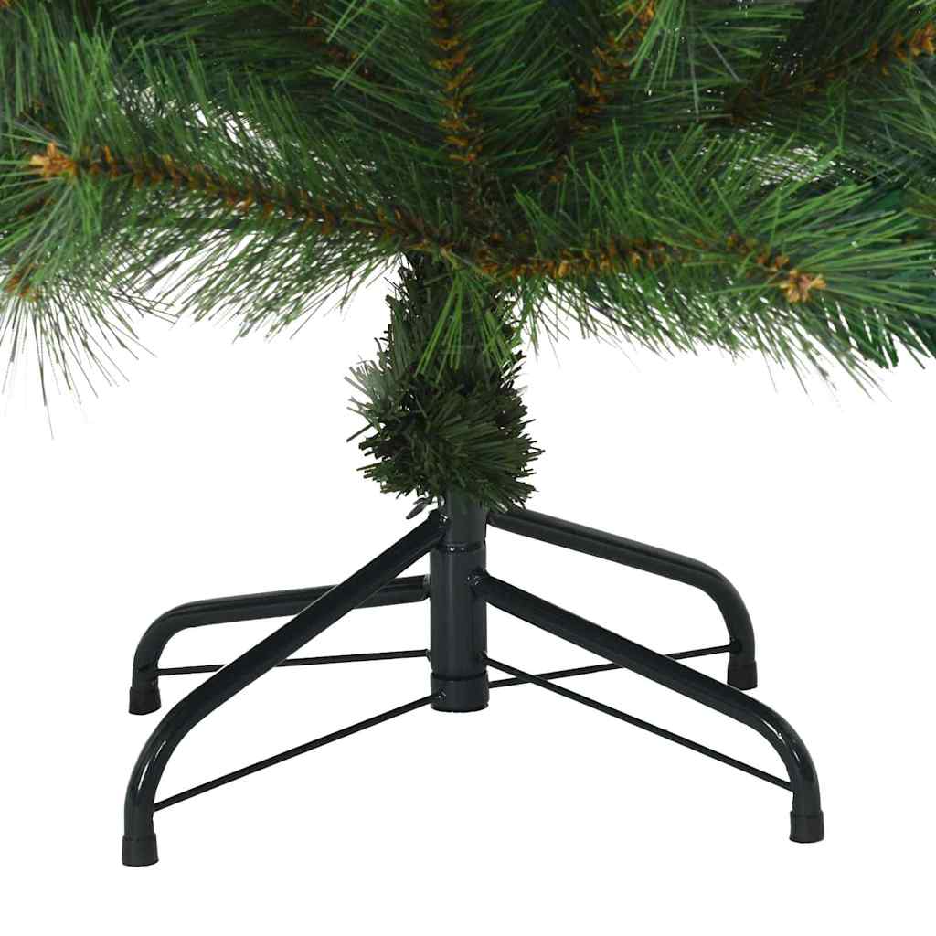 Artificial Christmas Tree with 150 LEDs Green 150 cm PE and PVC