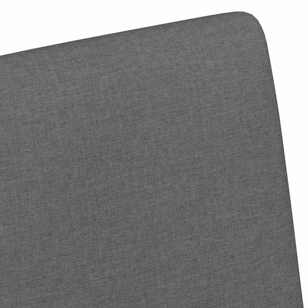 Dining Chairs with Wheel 2 pcs Dark grey 57 x 66 x 94 cm Fabric